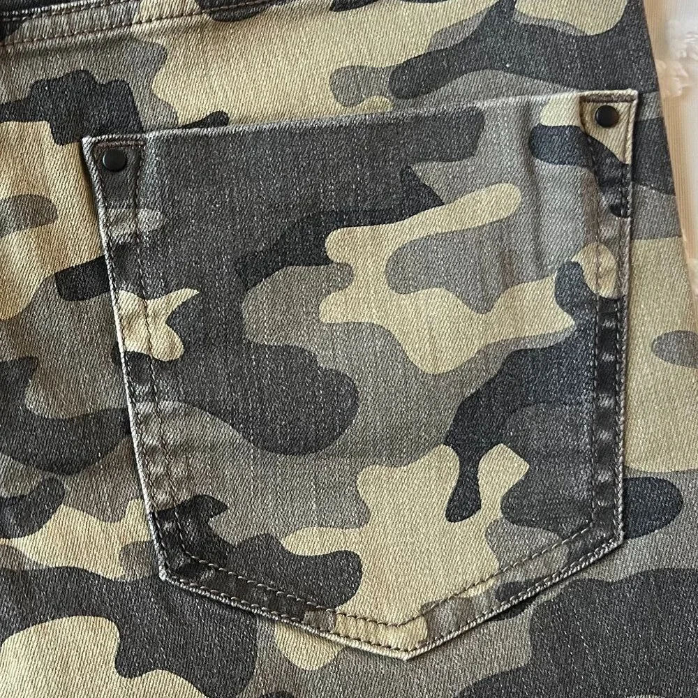 Harper Camouflage Stretch Skinny Denim Jeans SIZE 27 - Picture 8 of 10